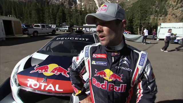 Rhys Millen and Sébastien Loeb 2013 Test Peugeot 208 T16 Hyundai Pikes Peak