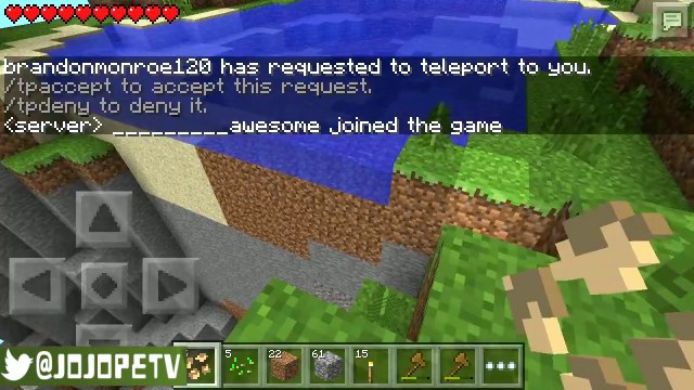 Minecraft Pocket Edition 0.8.1 Infinite Worlds LBSG Servers Day 3