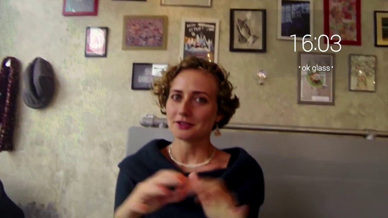 La journée d'une femme vue par des Google Glass