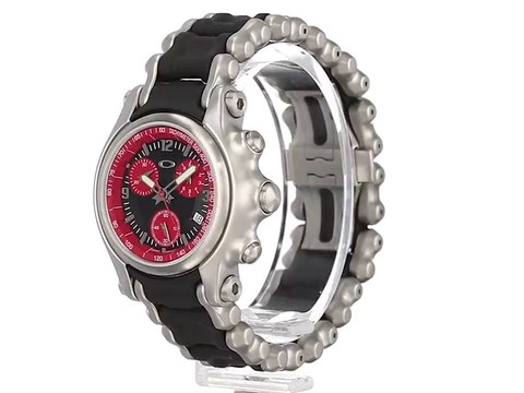 Oakley Men's 10-247 Holeshot Stainless Steel Bracelet Edition Chronograph Watch