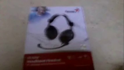Déballage de mon micro-casque Genius HS-505X.
