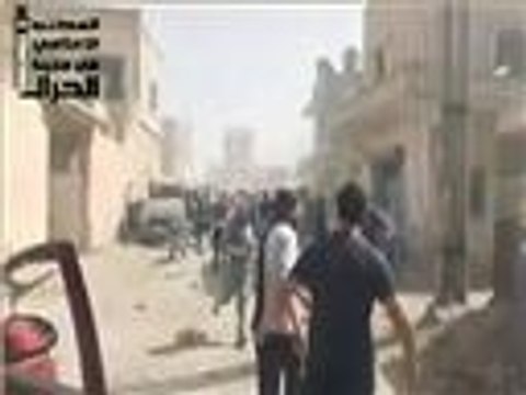 براميل متفجرة على مناطق بدرعا