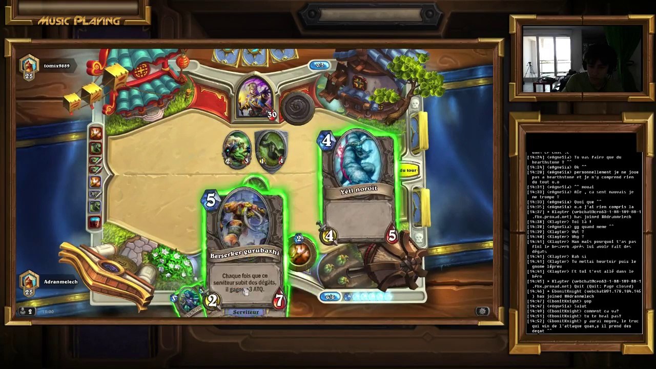 Session HearthStone - Vendredi 7 Mars 2014