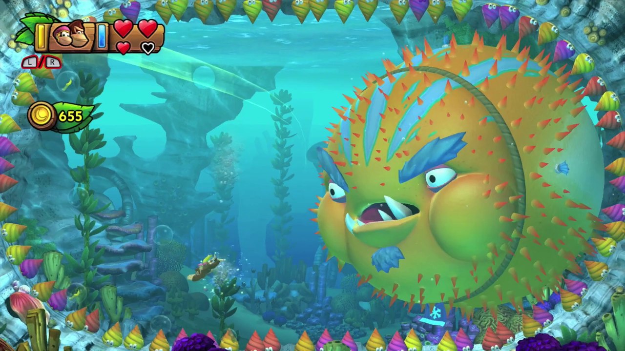 Donkey Kong Country: TF. Atrapado a traición 4-Boss - Gameplay