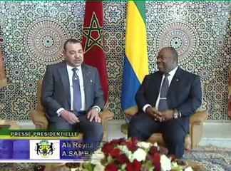 Audience entre le Roi du Maroc, Mohammed VI, et le Président gabonais Ali Bongo Ondimba