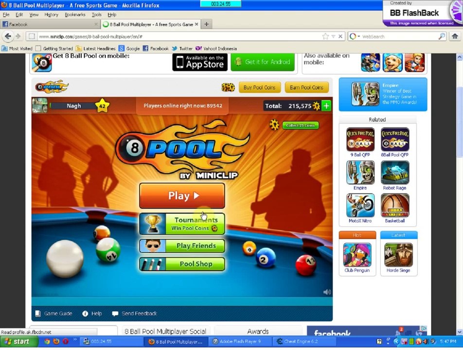Hack 8 Ball Pool Miniclip Auto Win CHEAT 2014