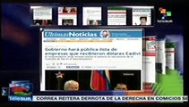 Venezuela: publicarán lista de empresas que recibieron dólares CADIVI