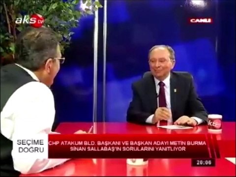 ATAKUM BELEDİYE BAŞKANI METİN BURMA PROJE ÜRETMİYOR İDDİALARINA CEVAP VERDİ SEÇİME DOĞRU/AKS TV