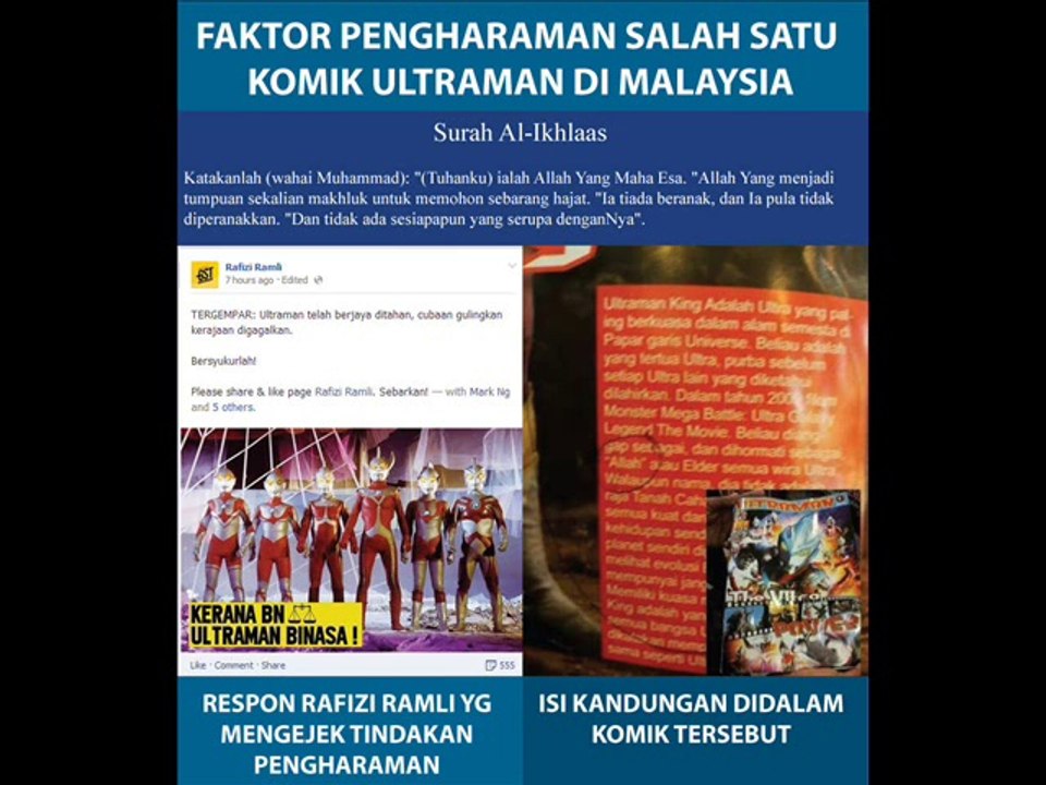 Komik 'Ultraman The Ultra Power' diharamkan KDN