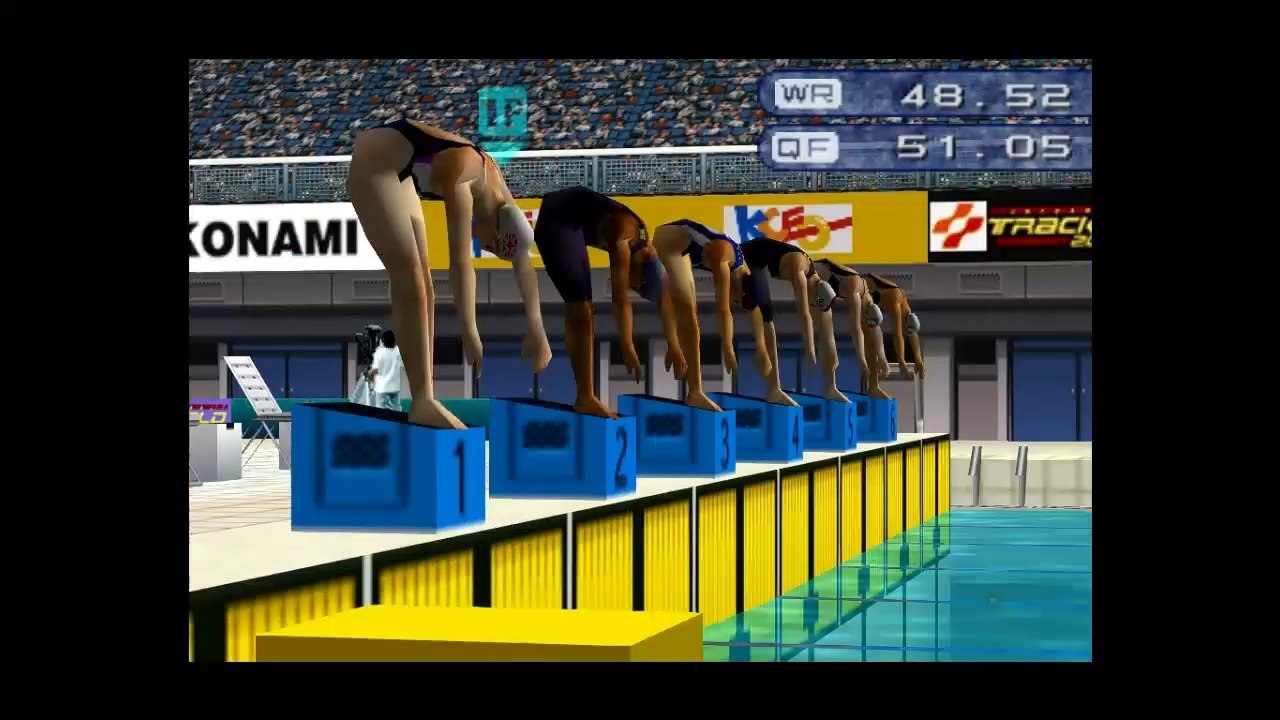 International Track And Field 2000 - 100m Freestyle (N64)
