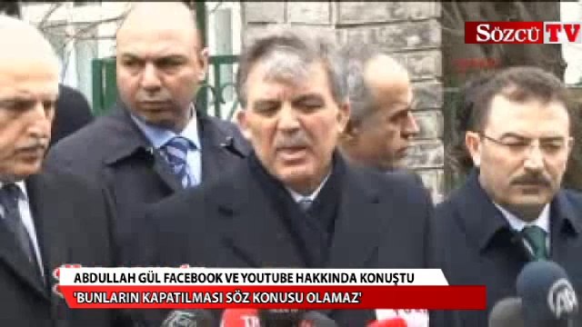 Abdullah Gül Youtube ve Facebook hakkında konuştu