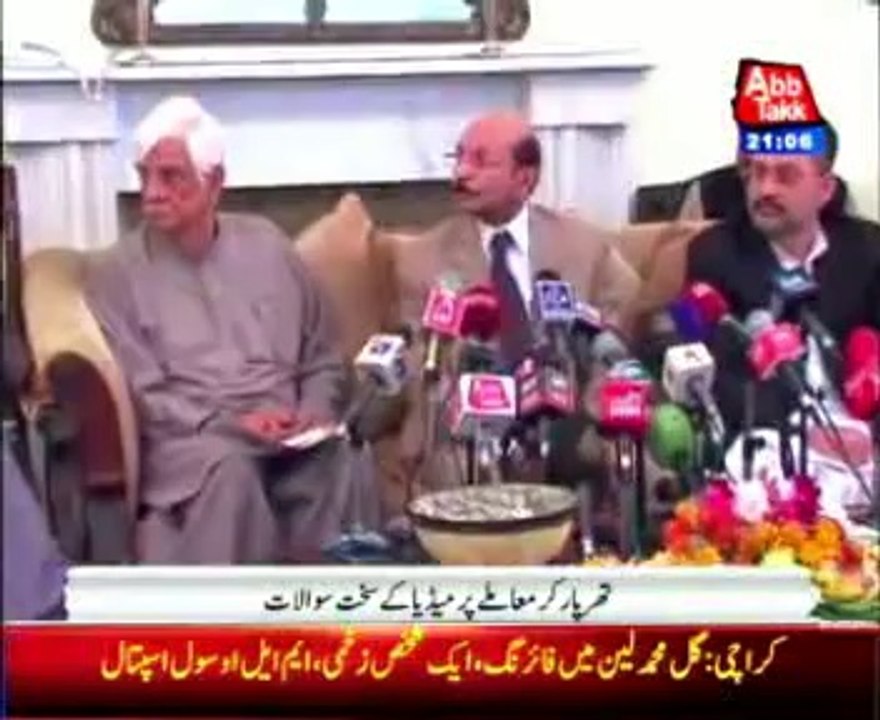 Media strict questions on Tharparkar issue