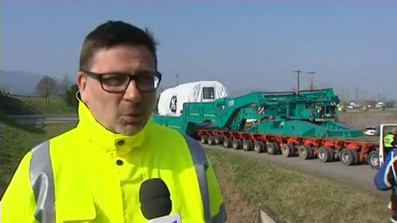 5-6 Mars 14 Grosses difficultés pour le convoi exceptionnel