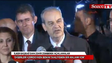 Başbuğ'dan tahliye sonrası açıklamalar