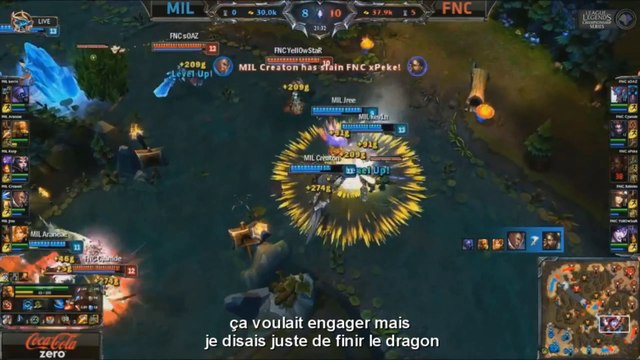 Débriefing de Millenium après leurs matchs contre Fnatic et SHC
