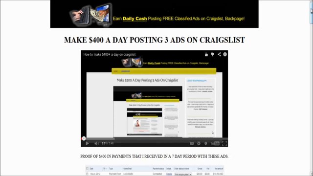 How To Make Money On Craigslist - Easy Method [How To Make Money On Craigslist]