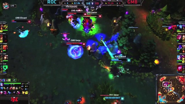 Le finish Roccat vs Gambit - League of legends - team-aaa.com - Pulse Corp