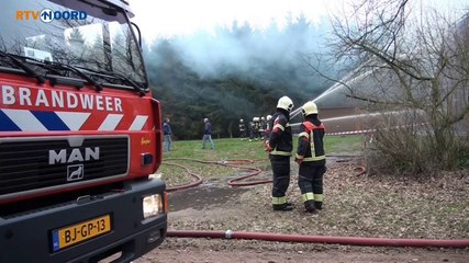 Leegstaande boerderij in Ter Apel in de as gelegd - RTV Noord