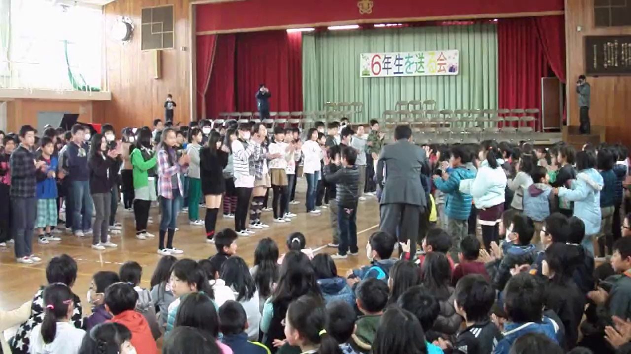 6年生を送る会８