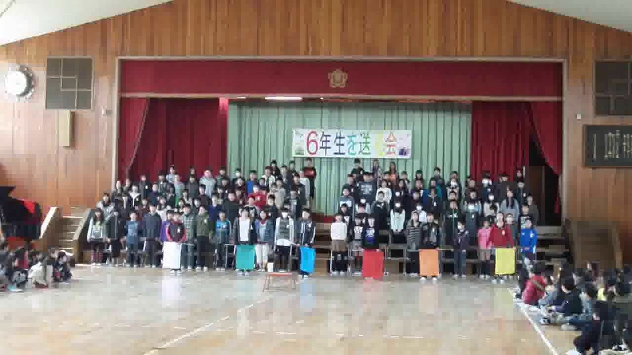6年生を送る会１３