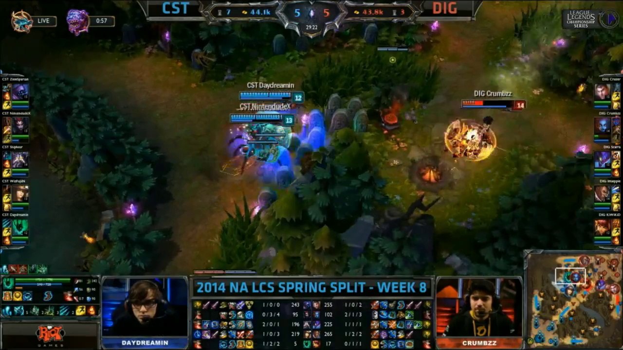 LCS NA W8D1 Game 5 CST vs DIG