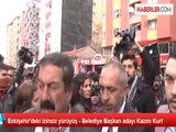 Eskişehir'deki izinsiz yürüyüş - Belediye Başkan adayı Kazım Kurt