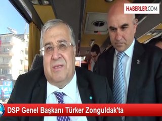 DSP Genel Başkanı Türker Zonguldak'ta