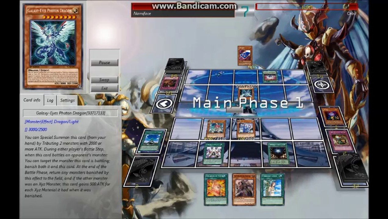 nami plays yugioh online