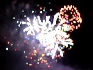 Final du feux d'artifice