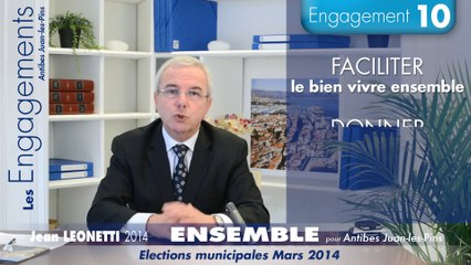 Engagement N°10 pour Antibes Juan-les-Pins