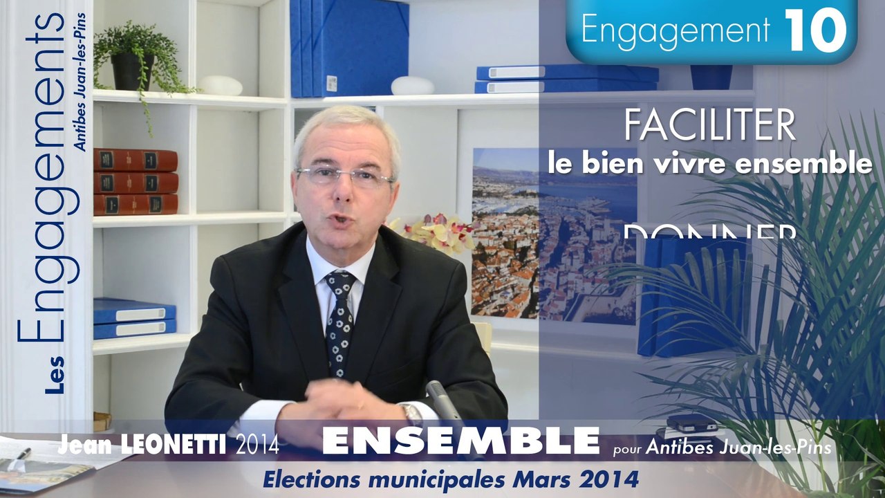 Engagement N°10 pour Antibes Juan-les-Pins