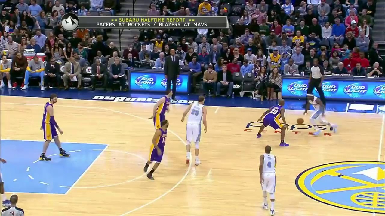 Ty Lawson brise la cheville de Jodie Meeks sur un crossover
