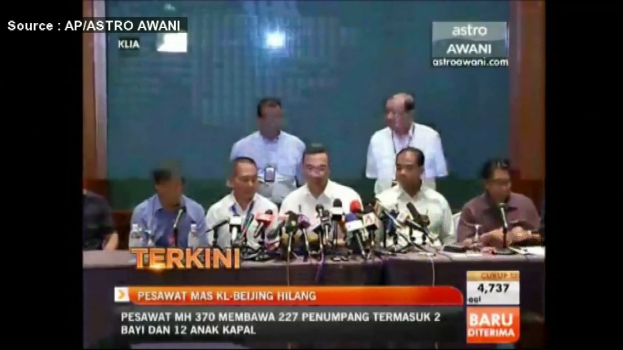 Un avion de 239 passagers disparu en mer Chine