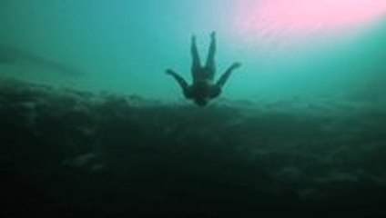 Terrifying Underwater Base Jump