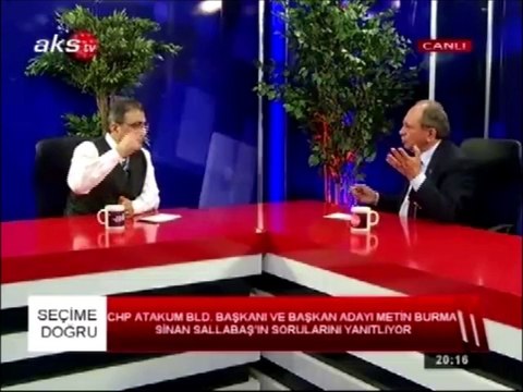 ATAKUM BELEDİYE BAŞKANI METİN BURMA, ATAKUM'UN GELECEĞİ ÜZERİNE KONUŞTU SEÇİME DOĞRU/AKS TV
