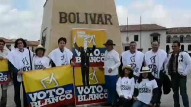 Colombians plan unusual election protest