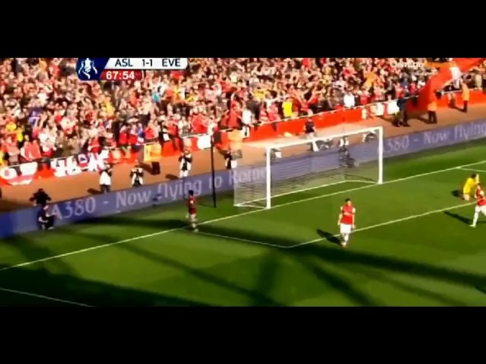 Arsenal Londyn - Everton 4:1 All Goals (08.03.2014)