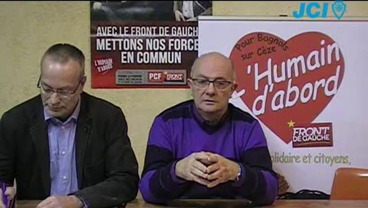 Michel TORTEY et Laurent CASTANIER - "Pour Bagnols sur Cèze, l'Humain d'abord"