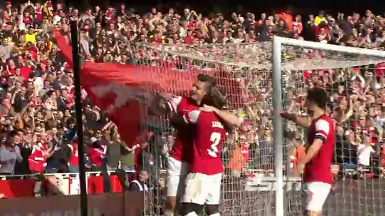 Arsenal vs Everton 4 -1 All Goals & Highlights ~ The FA Cup 08/03/14