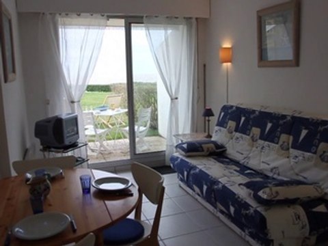 Vue mer à 50 mètres de la plage, location de vacances 3 pers. Royan / Apidays réf.4-ANTARES