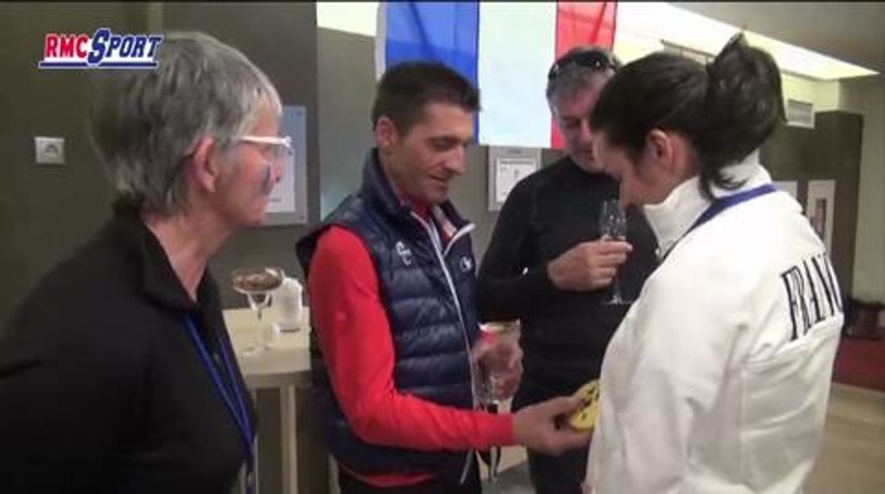 Jeux paralympiques / Sotchi : Marie Bochet présente sa médaille d'or - 08/02