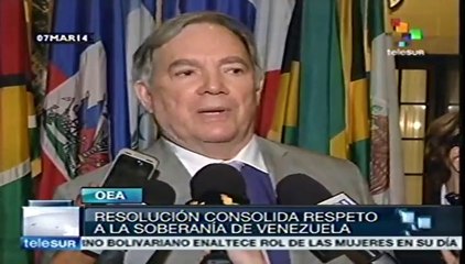 Retomó OEA línea de libre autodeterminación de los pueblos: Chaderton
