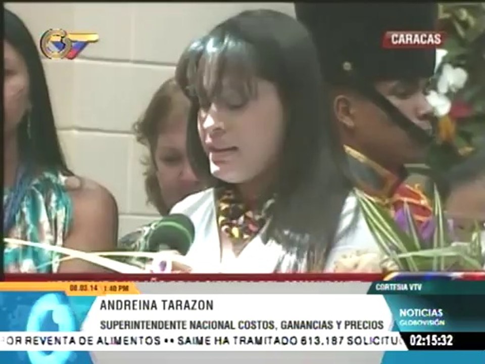 Tarazón: Las mujeres seguiremos luchando contra el "imperialismo"