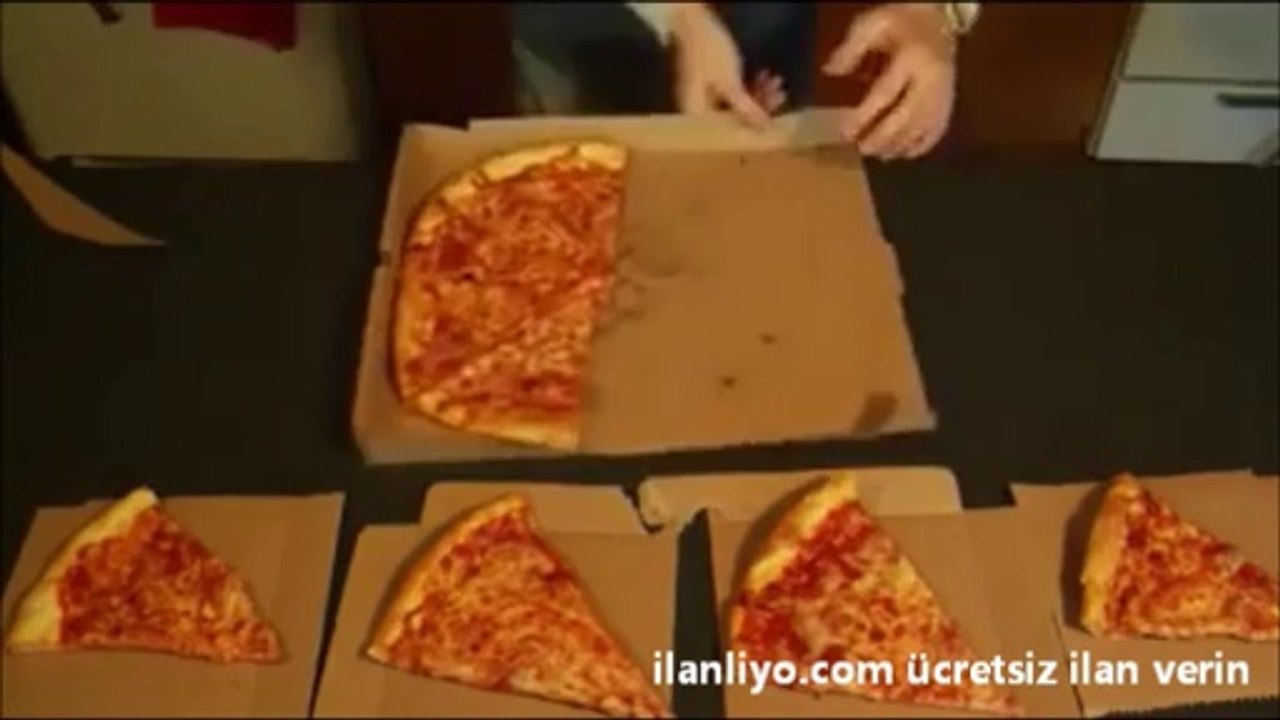 Pizza Kutusundan Pizza Tabağı