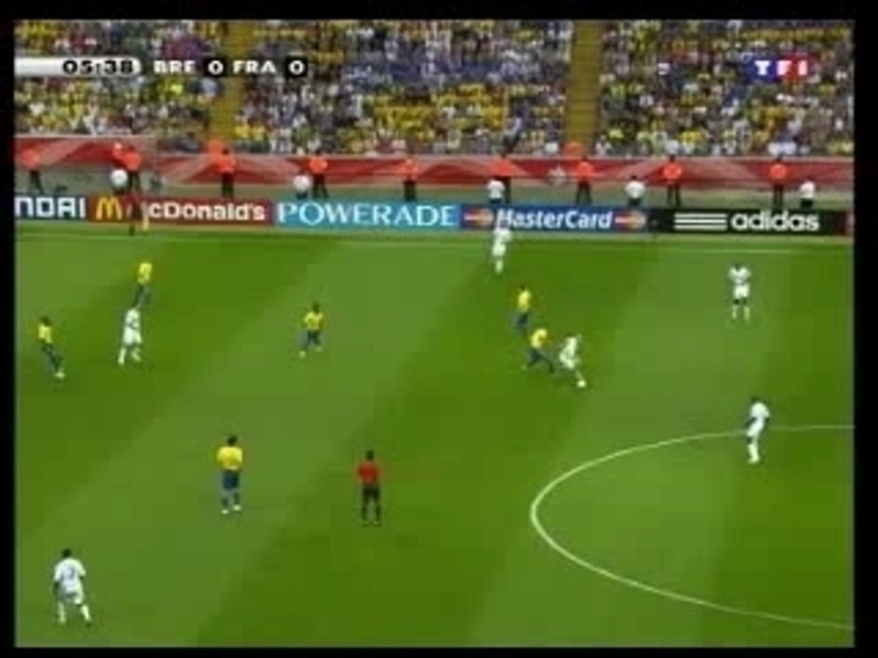 Zidane contre le Bresil
