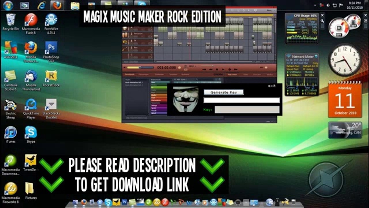 MAGIX Music Maker Rock Edition 4.0 keygen for full version