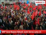 MHP Genel Başkanı Bahçeli, seçim bürosu açılışı (2) -