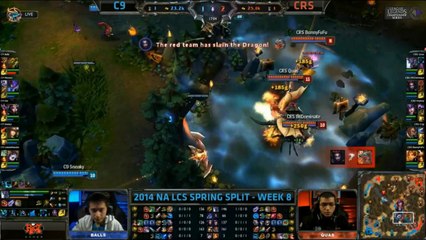 LCS NA W8D2 Game 3 C9 vs CRS