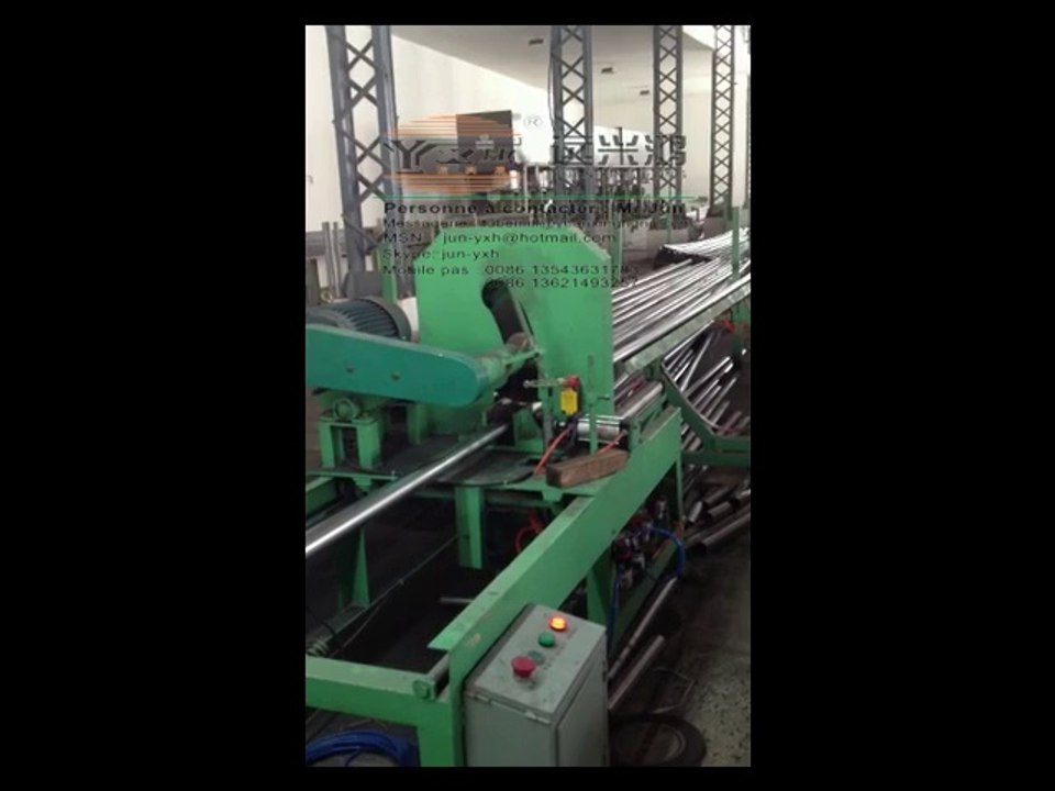 Machine de découpage de la chaîne de Production tuyau