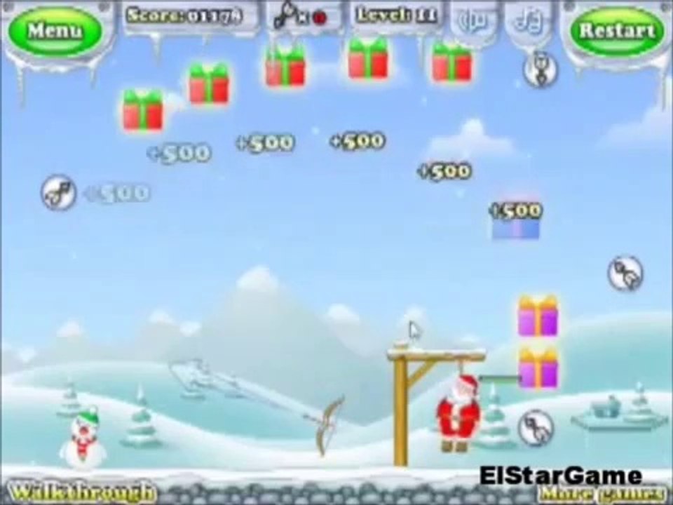 Gibbets Santa in Trouble level 11